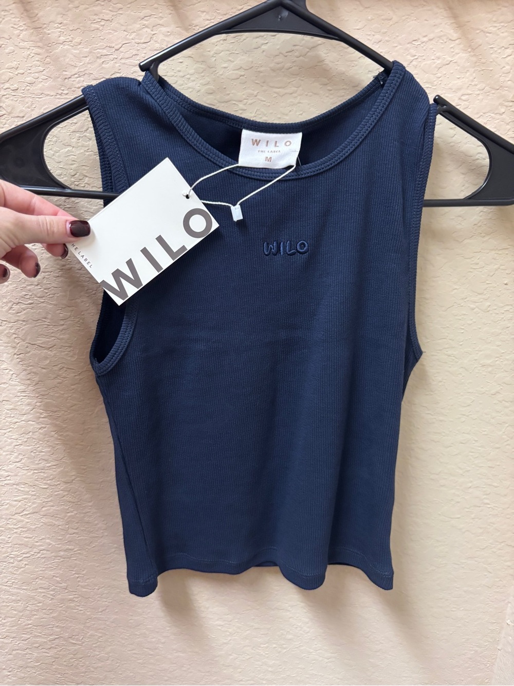 NWT Wilo The Label navy tank